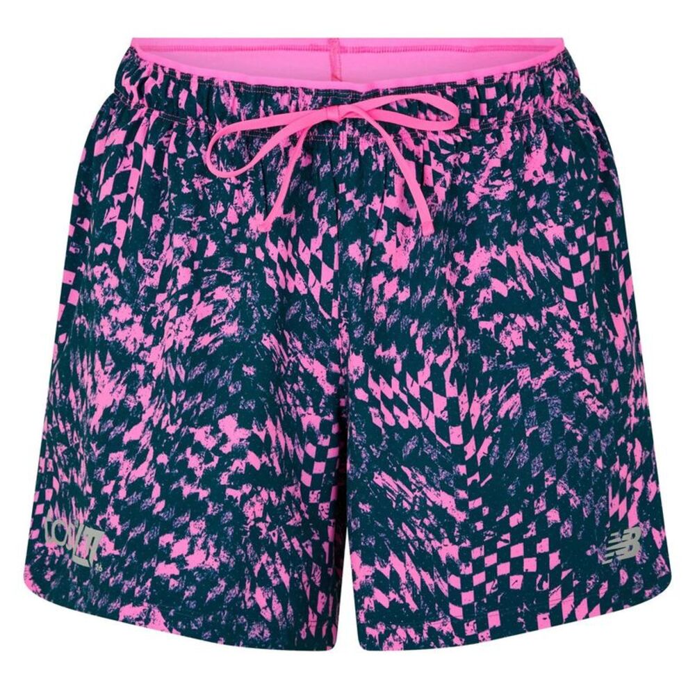 New Balance Mens London Edition London Running Shorts / Pink